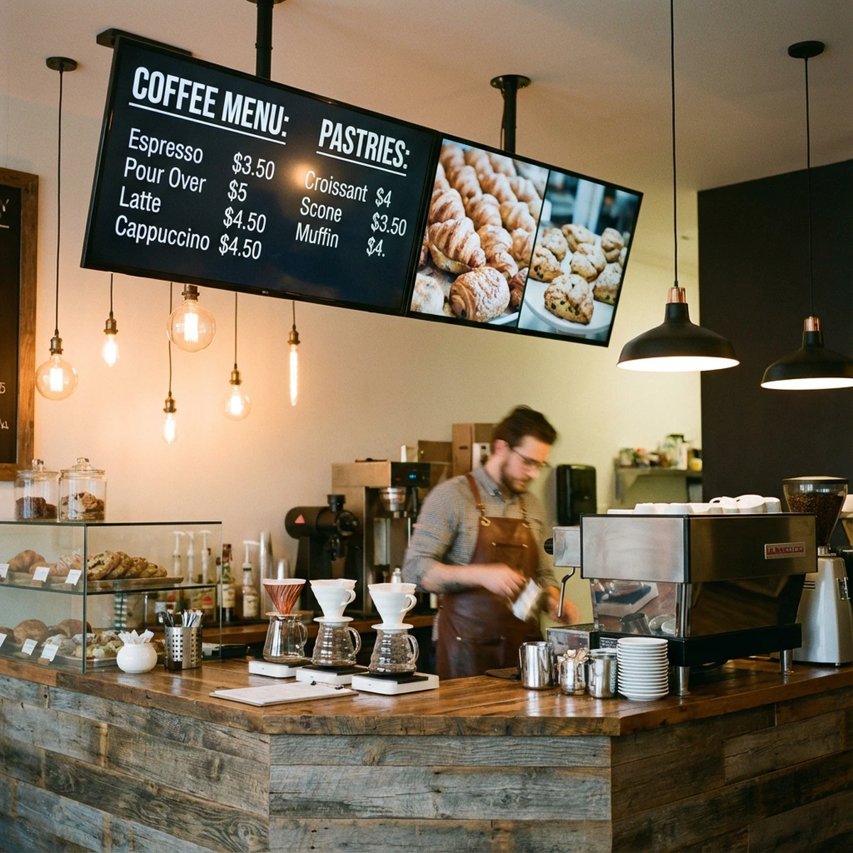 Digital Menu Boards for Cafes